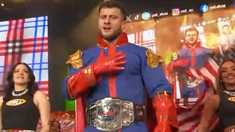 MJF Rocks Homelander Costume At CMLL 92nd Anniversary In Mexico