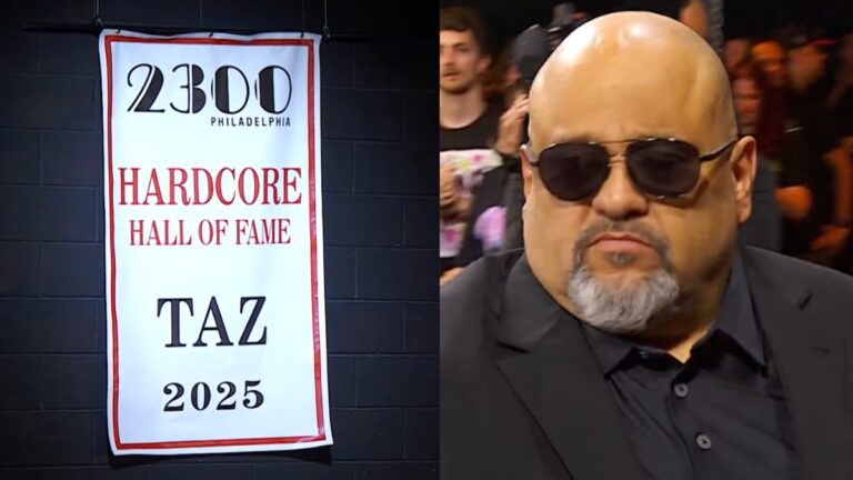 Taz Honored With Hall of Fame After AEW Dynamite in Philadelphia