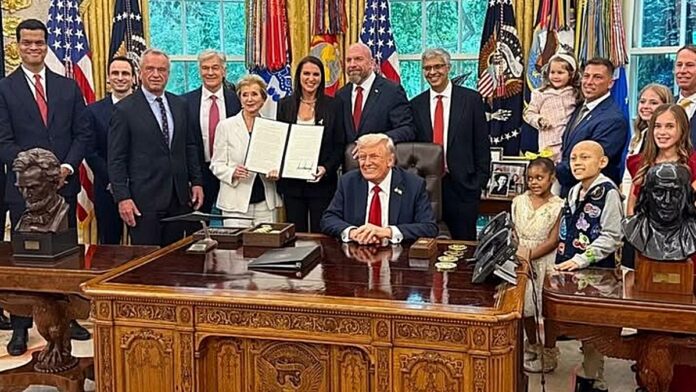 Triple H, Stephanie McMahon, Donald Trump