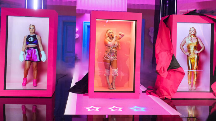 Tiffany Stratton's WrestleMania 41 entrance. Photo: WWE.com