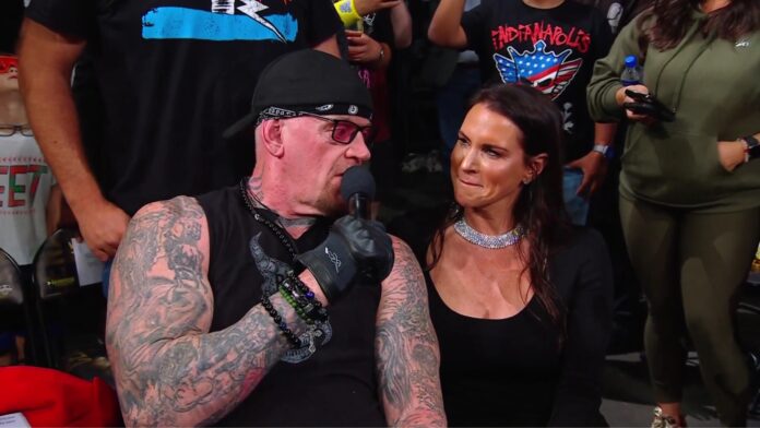Undertaker announced Stephanie McMahon's HOF induction at WrestlePalooza. Photo: WWE