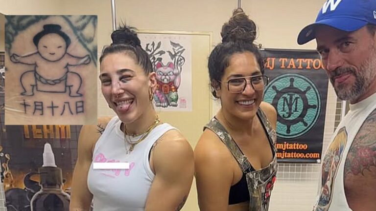 CM Punk, Rhea Ripley & Raquel Rodriguez End Japan Tour With Matching Tattoos