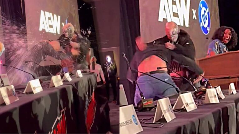 Jon Moxley & Darby Allin Brawl At New York Comic Con