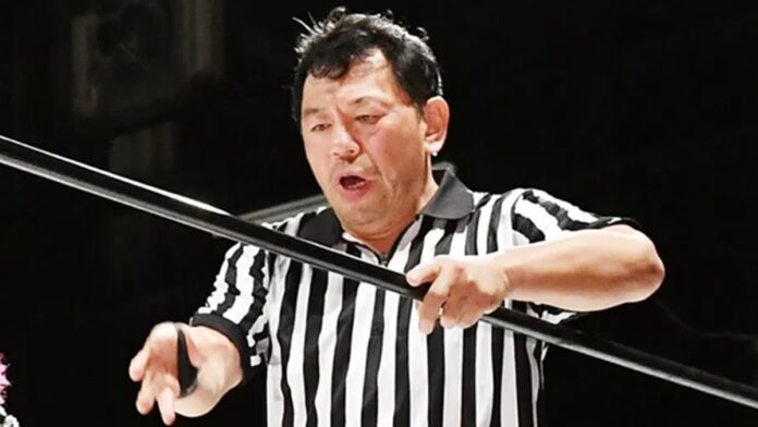 Former Marigold referee Katsumi Sasazaki