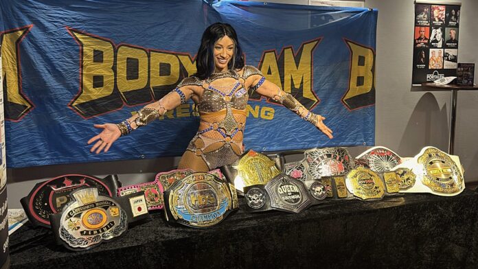 Mercedes Mone ten titles