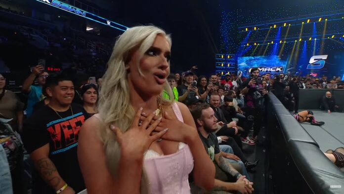 Blake Monroe appeared on SmackDown. Photo: WWE