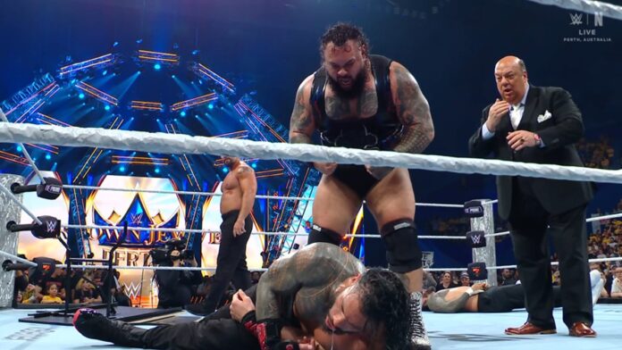 Bronson Reed def. Roman Reigns at Crown Jewel. Photo: WWE/Netflix