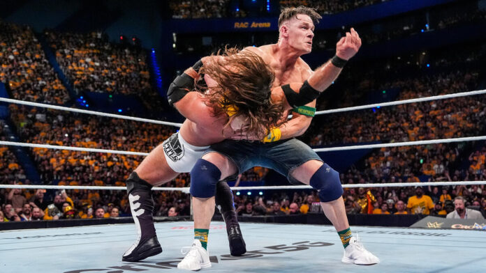 John Cena paid tribute to many old rivals at Crown Jewel. Photo: WWE.com