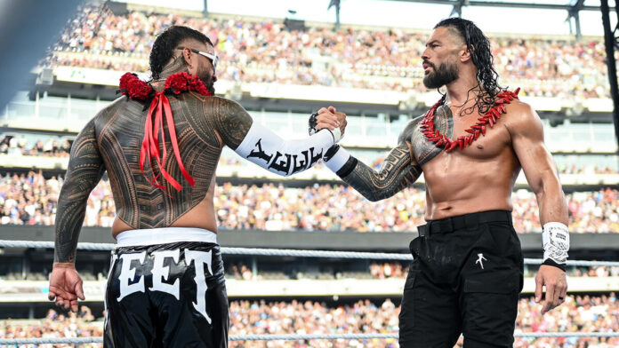 roman-reigns-jey-uso Roman Reigns and Jey Uso. Photo: WWE.com