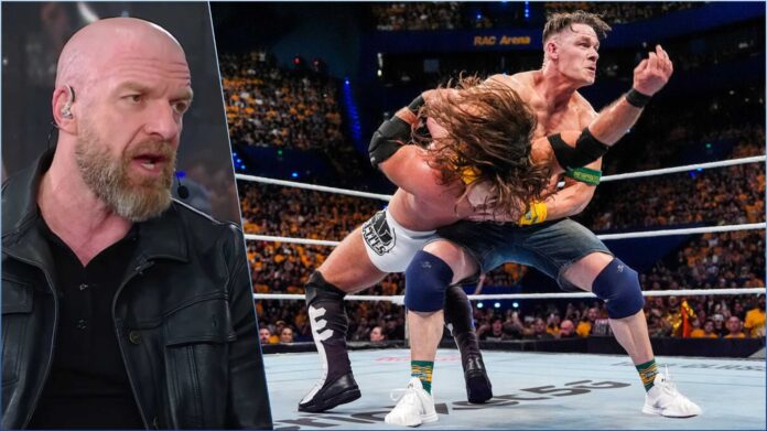 Triple H on John Cena vs. AJ Styles. Photo: WWE
