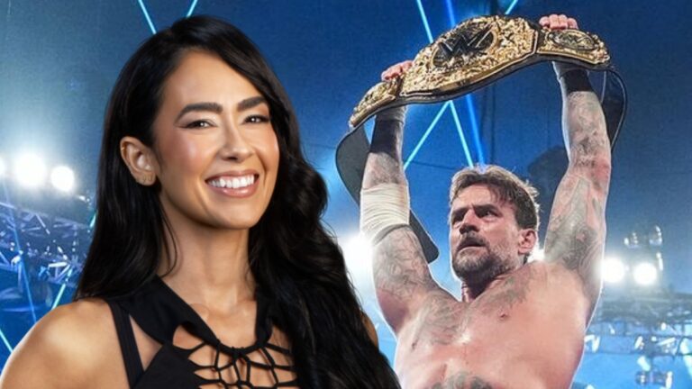 AJ Lee Reacts To CM Punk’s World Heavyweight Championship Win