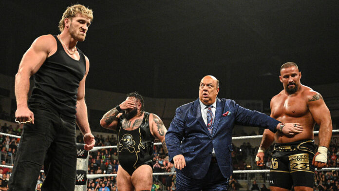 Logan Paul joined forces with Vision on Raw. Photo: WWE.com