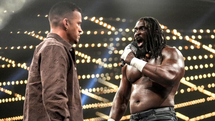 Ricky Saints and Oba Femi. Photo: WWE.com