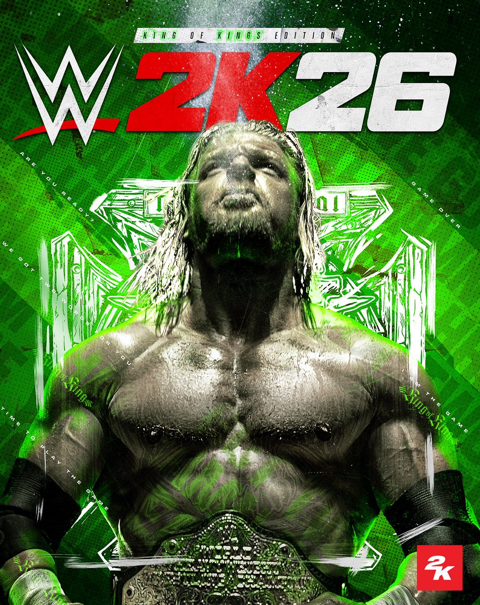 WWE 2K26 King of Kings Edition cover featuring Triple H