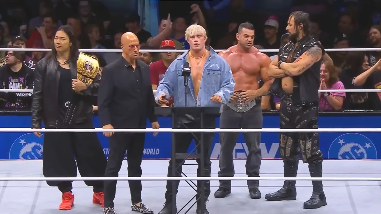 Brian Cage and Don Callis Family. Photo: AEW