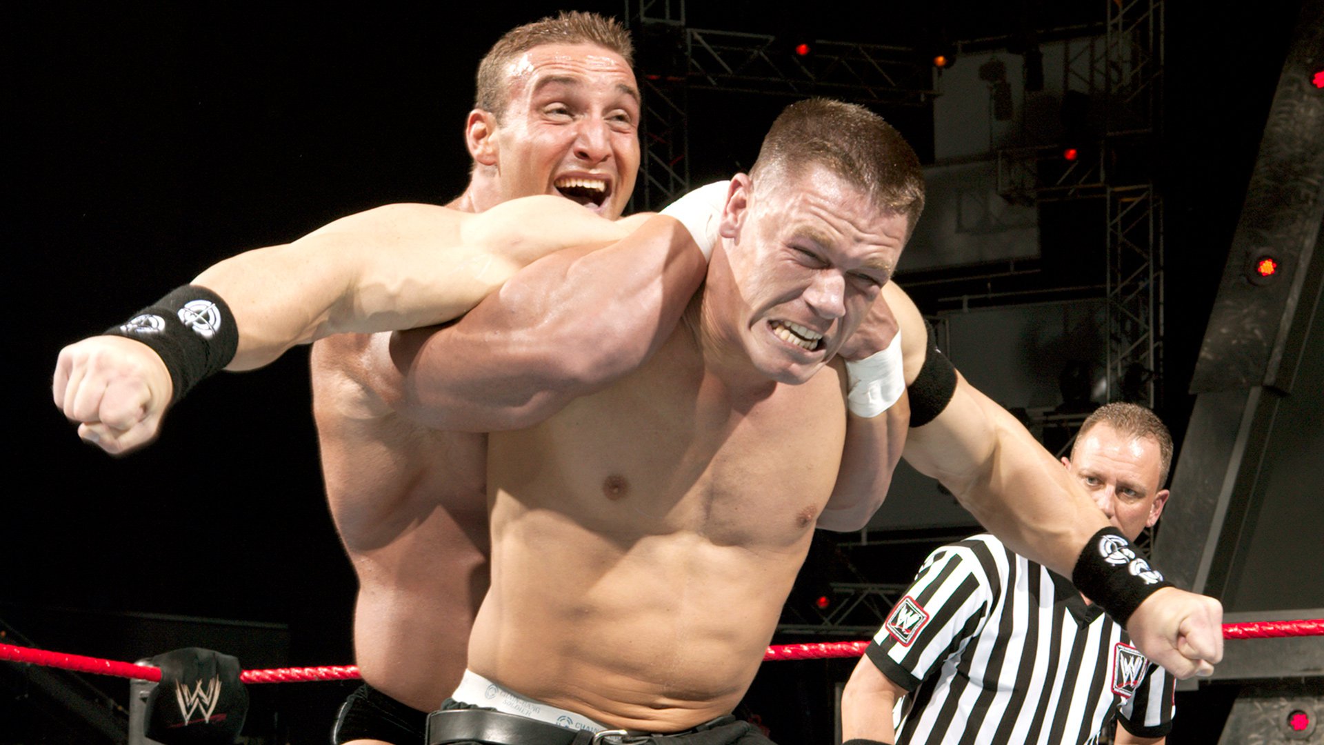 Chris Masters and John Cena. Photo: WWE.com