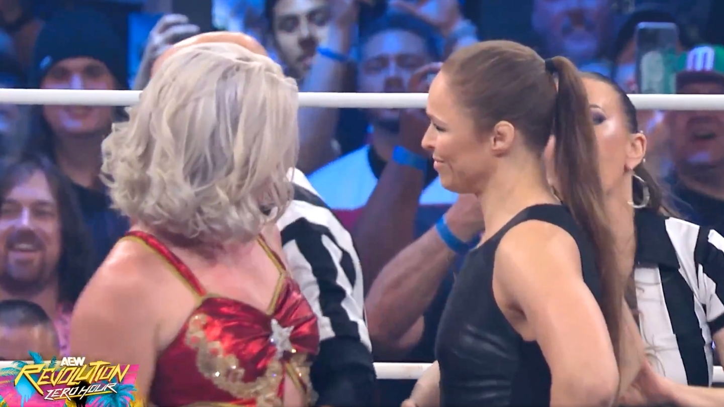 Ronda Rousey Makes Surprise AEW Debut, Confronts Toni Storm
