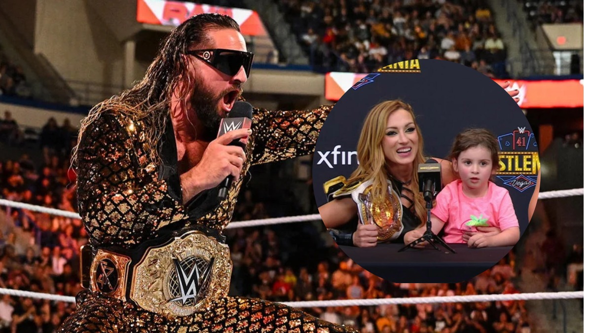 Seth Rollins daughter. Photo: WWE.com