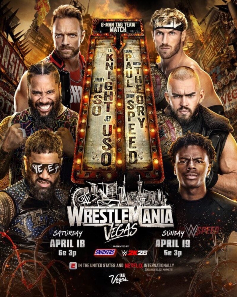 iShowSpeed WrestleMania 42