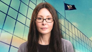 Janel Grant at WWE HQ