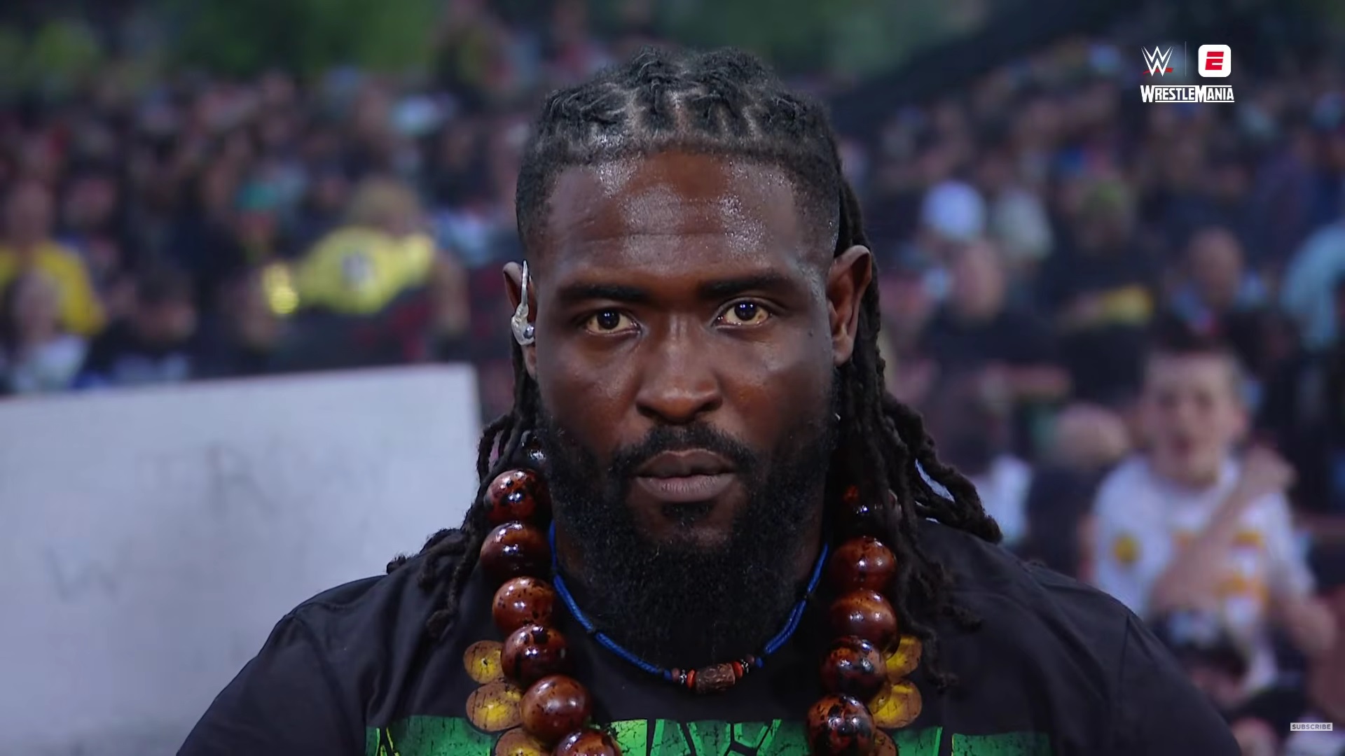 Oba Femi. Photo: WWE/ESPN