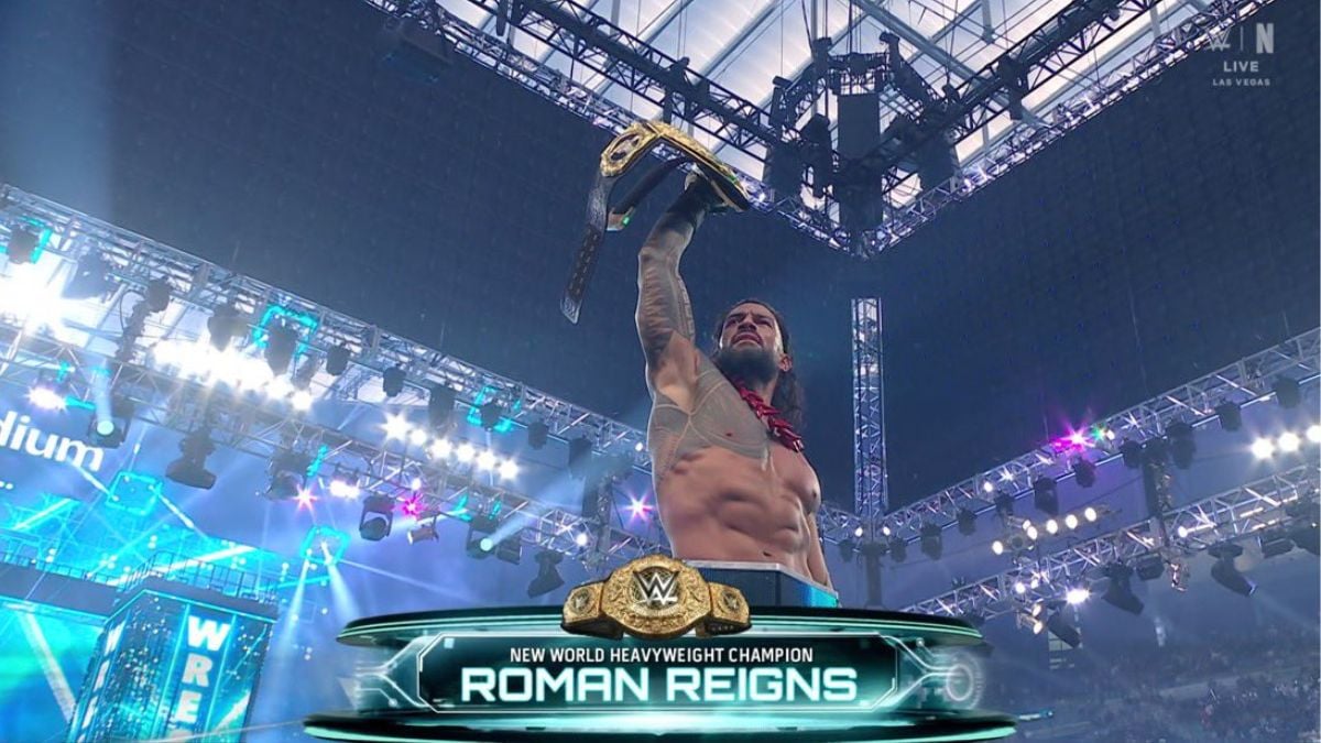 Roman Reigns wins at WrestleMania 42