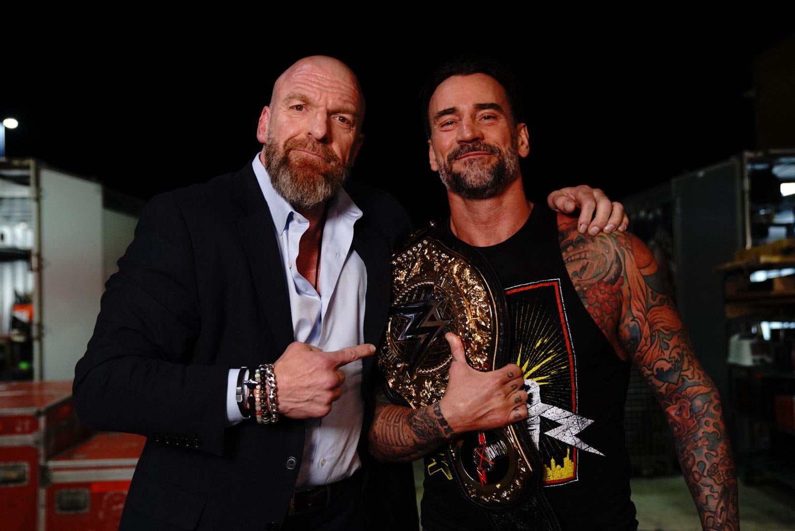 Triple H Thanks CM Punk for WrestleMania 42 Attendance