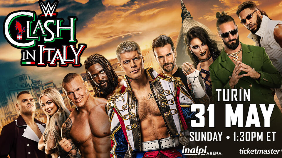 WWE Clash in Italy Poster Features Several Top Stars