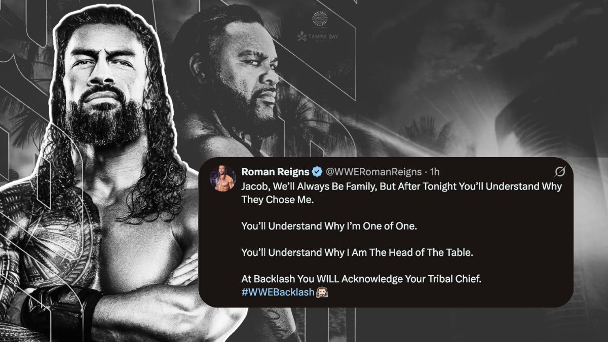 Roman Reigns Sends Final Backlash Message to Jacob Fatu