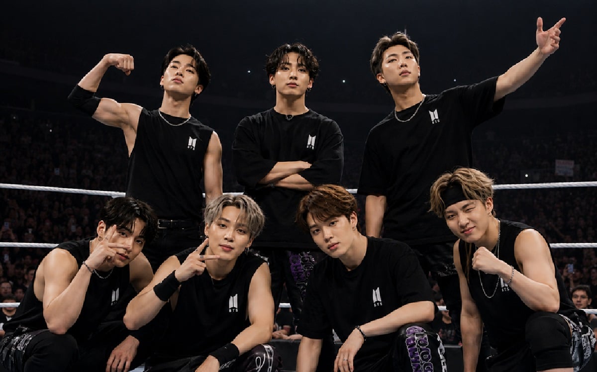 BTS Makes Unexpected Wrestling Appearance