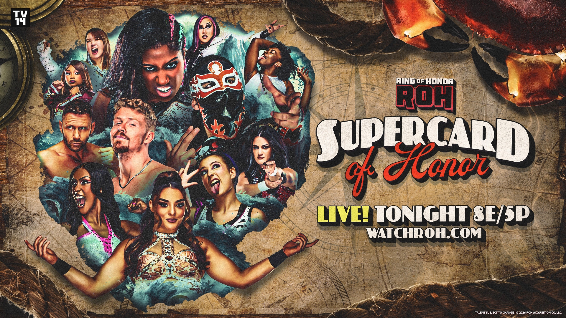 ROH Supercard Of Honor 2026 Preview: Matches, How To Watch
