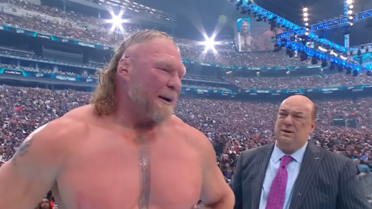 Paul Heyman Reveals What Brock Lesnar Told Him During WWE WrestleMania 42