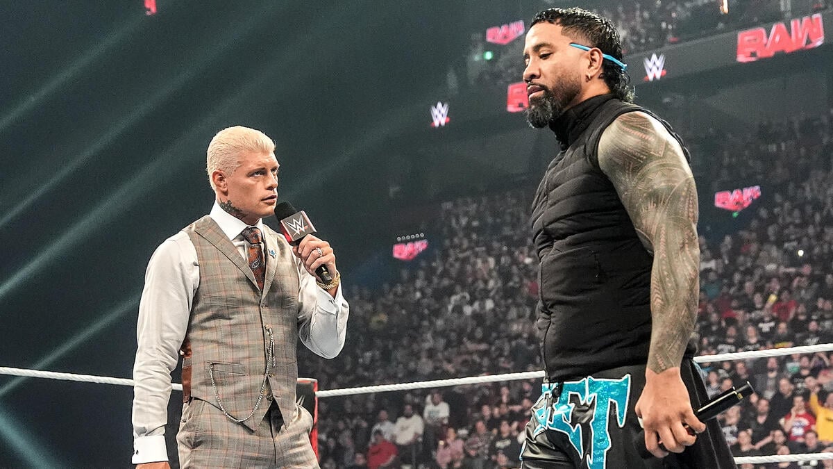 Cody Rhodes and Jey Uso. Photo: WWE.com