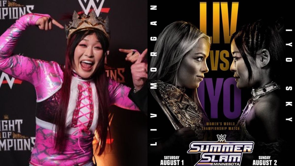 Liv Morgan and Queen IYO Sky at SummerSlam