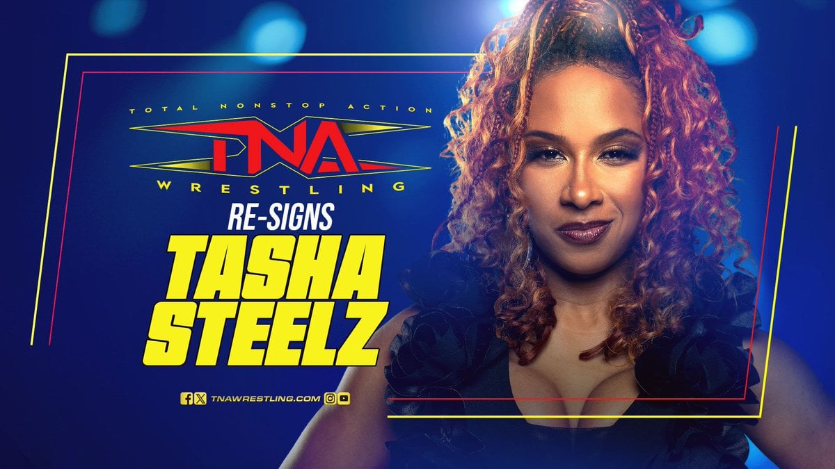 Tasha Steelz Re-Signs TNA
