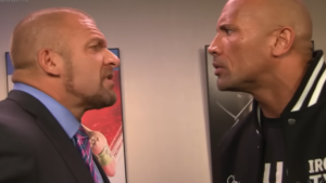 Triple H Accused Of Being Bitter Over The Rock's Rise