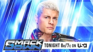 Cody Rhodes on WWE Smackdown tonight