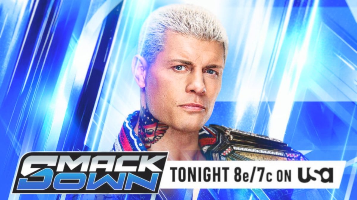 Cody Rhodes on WWE Smackdown tonight