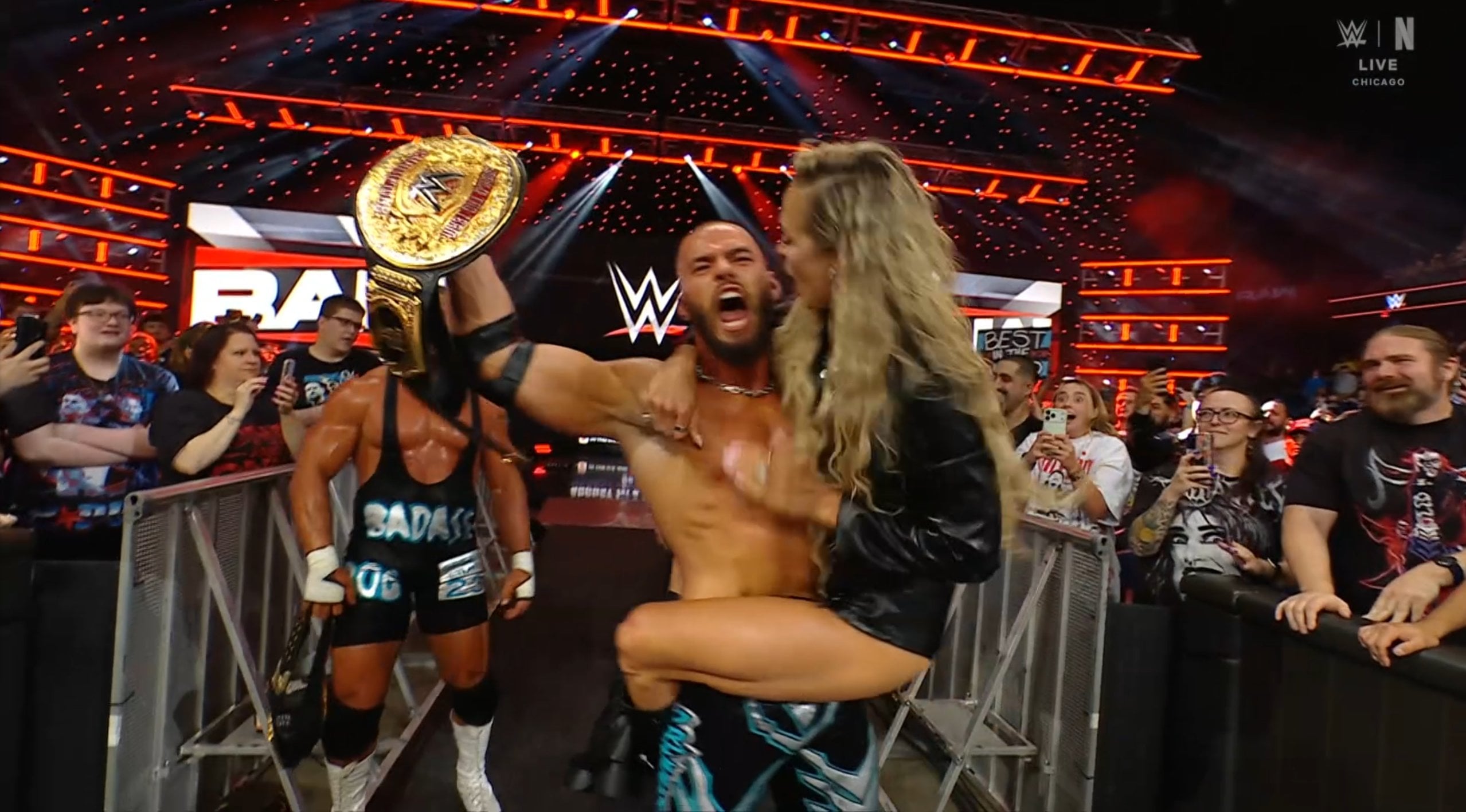 Maxxine Dupri Joins The Vision as Bron Breakker and Austin Theory Win Tag Titles