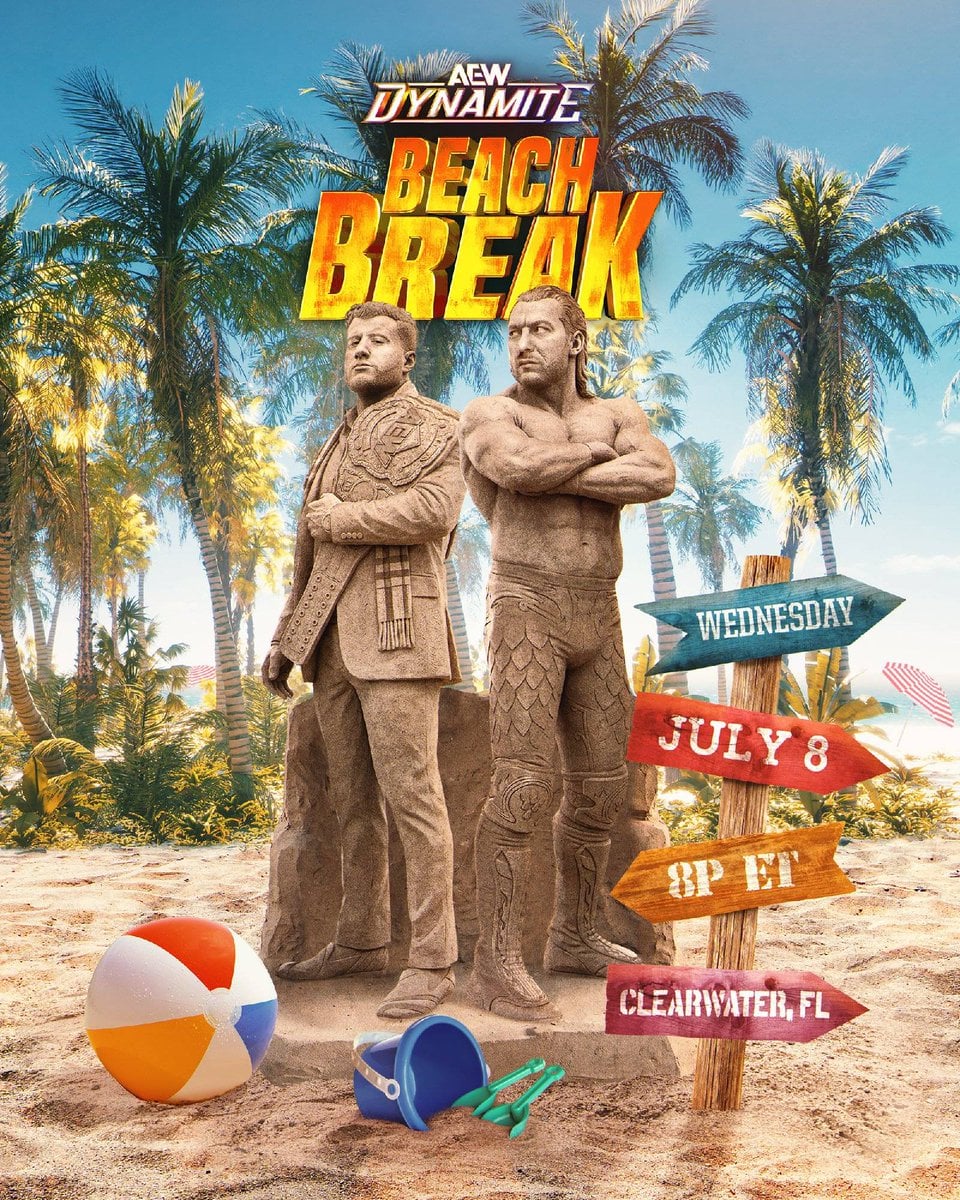 AEW Beach Break Poster