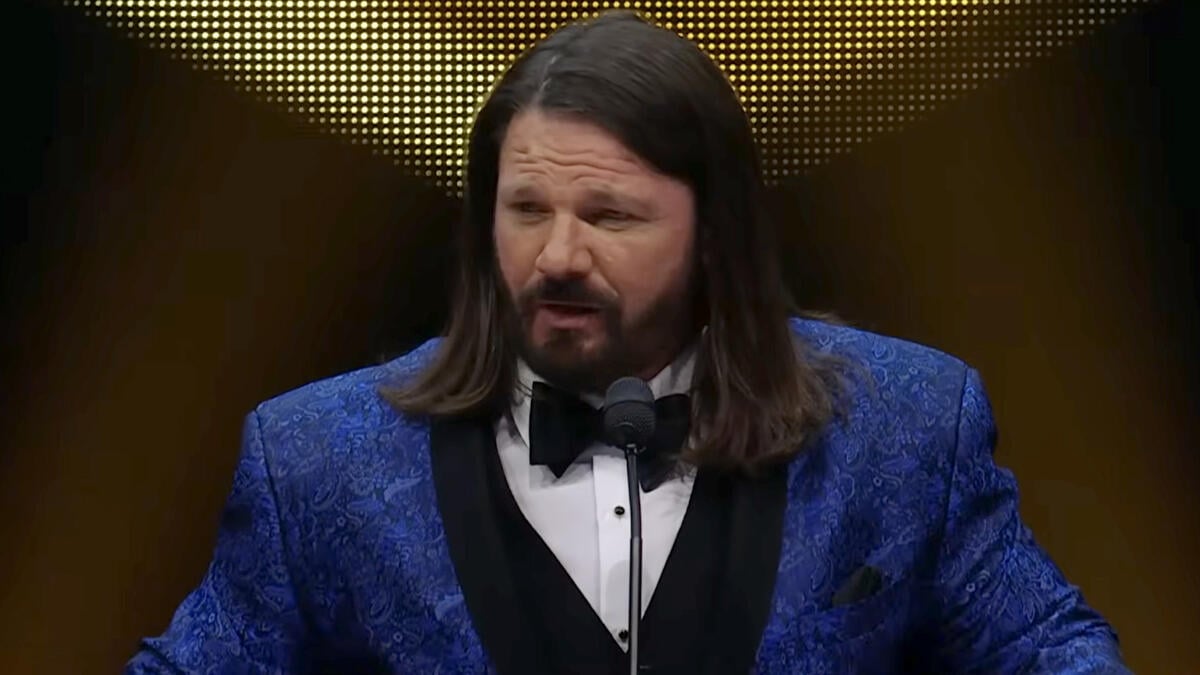 AJ Styles Reveals If He Was Given Time Limit For Hall of Fame Speech