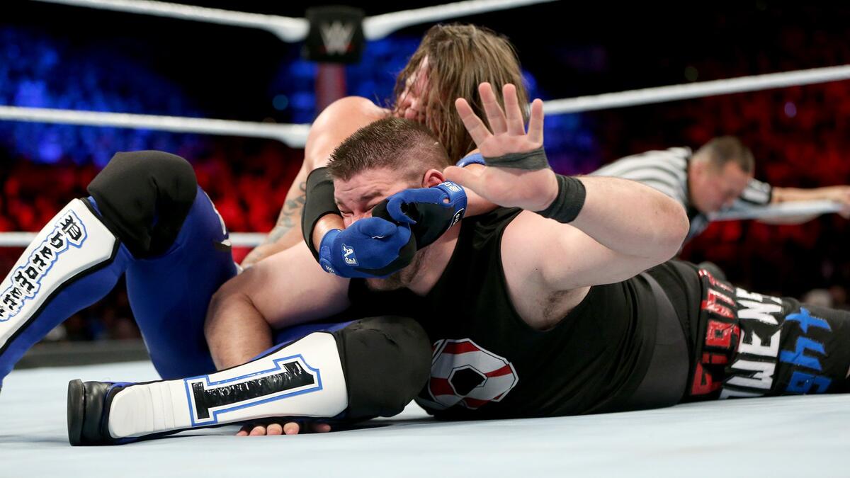 AJ Styles and Kevin Owens. Photo: WWE.com