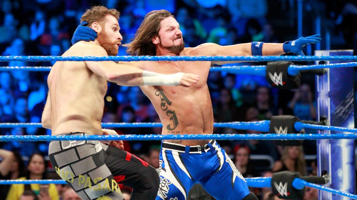 AJ Styles and Sami Zayn. Photo: WWE.com