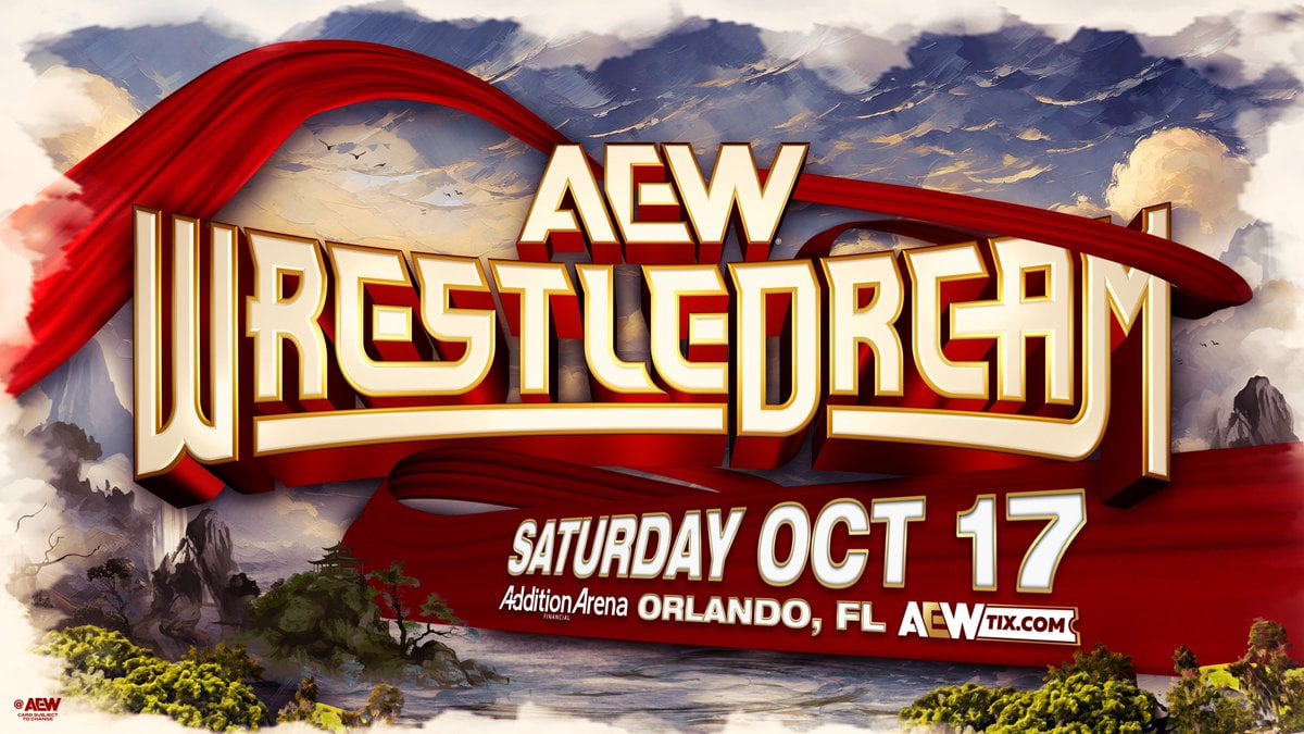 AEW WrestleDream 2026 official poster announcing Orlando, Florida event