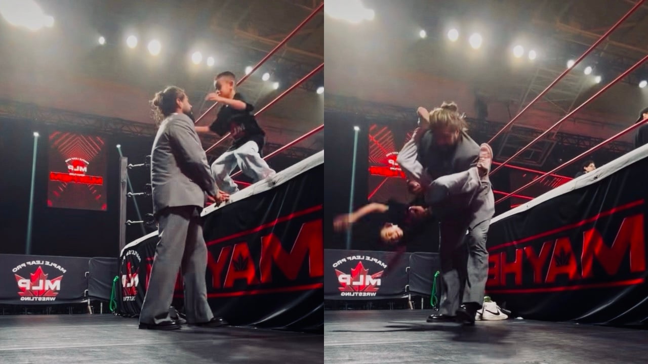 Andrade’s Son Trains, Has A Message For MJF