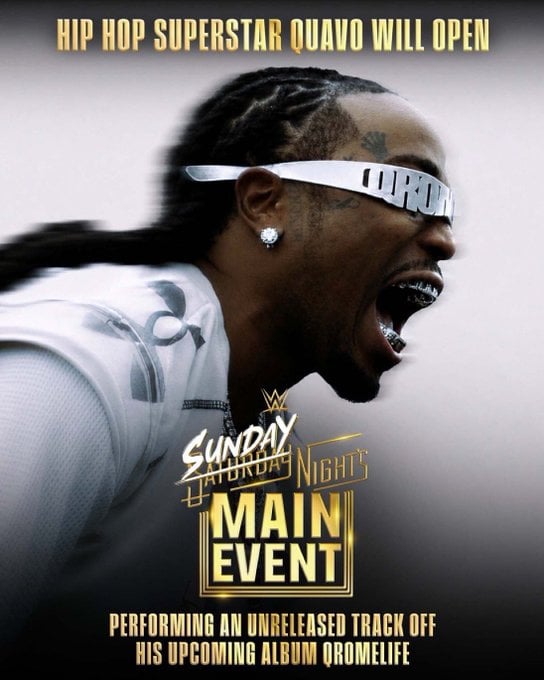 Quavo Sunday Night's Main Event Poster