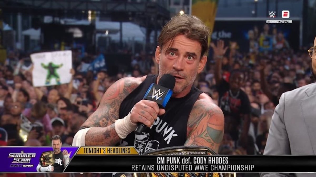 CM Punk On Not Headlining SummerSlam: ‘Of Course I Had Feelings’