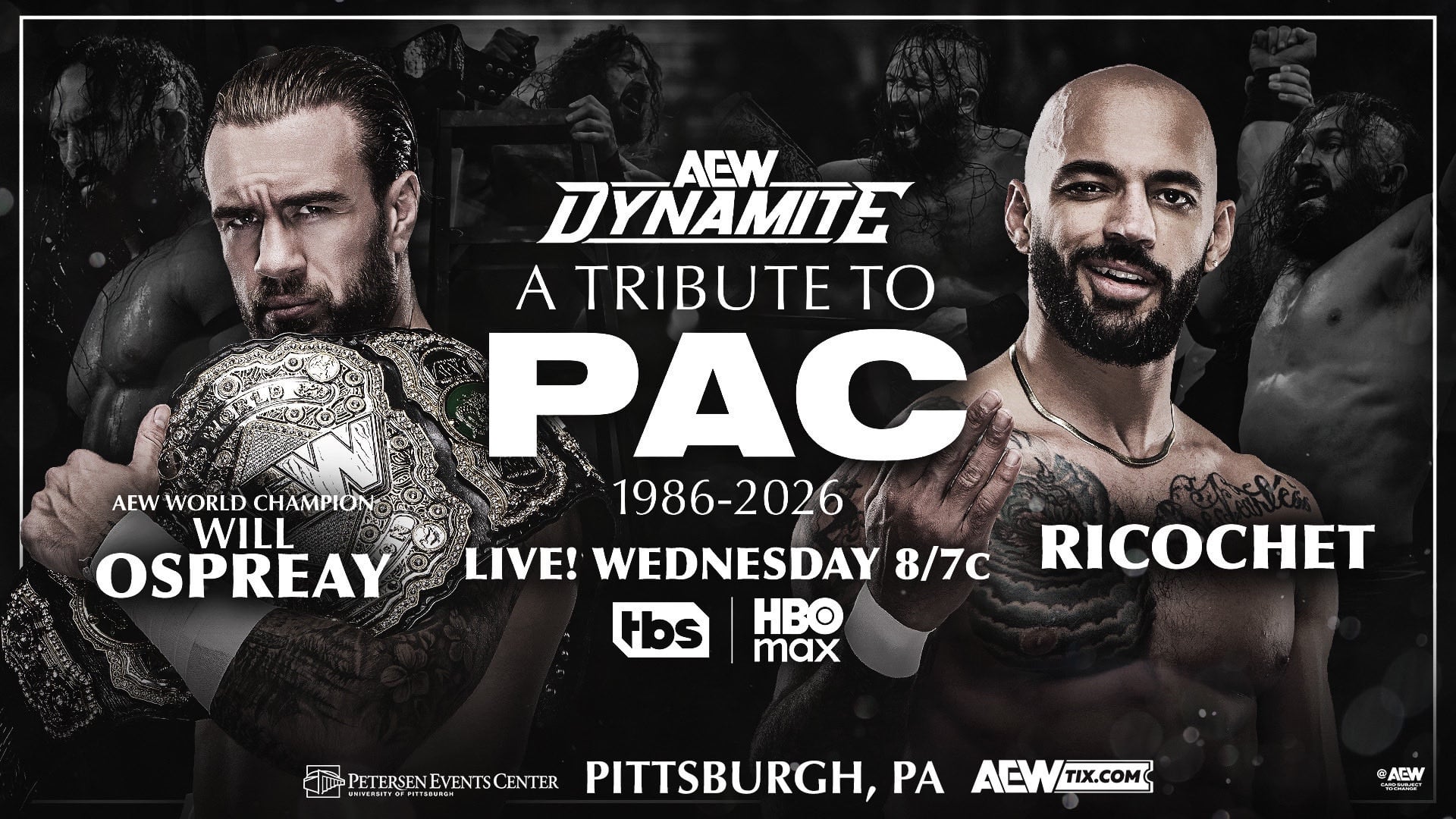 Will Ospreay Faces Ricochet In AEW Dynamite PAC Tribute Match