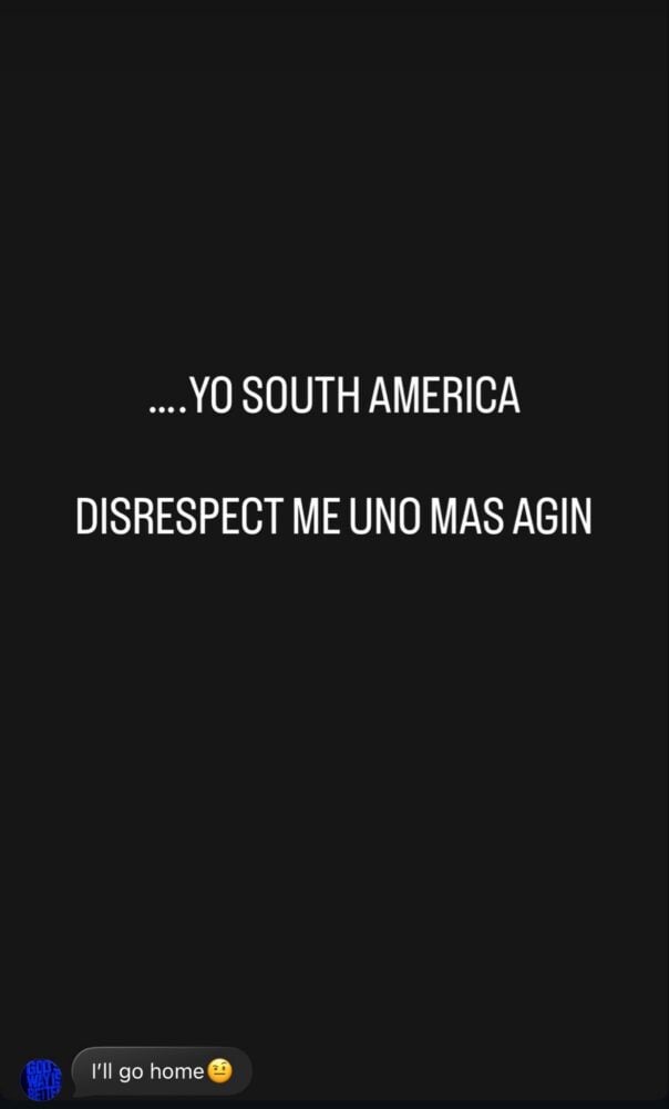 Jey Uso Instagram post warning South American crowds he will go home if disrespected again