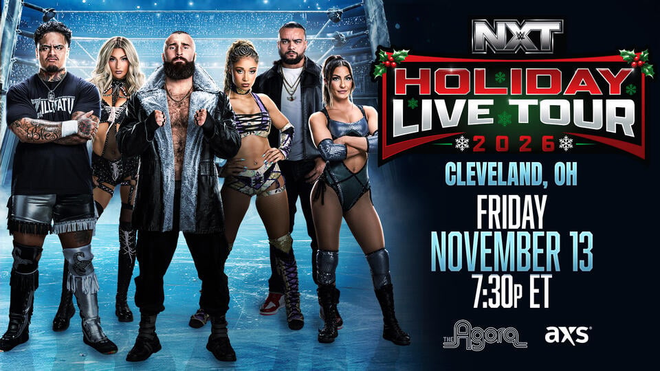 NXT Announces Holiday Live Tour With Six Untelevised Shows